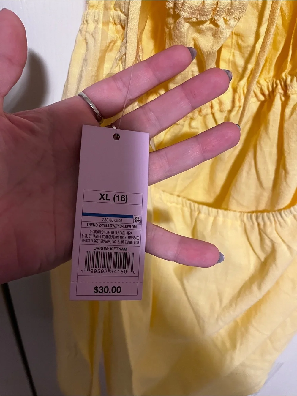 Yellow Halter Cover Up Dress - Women